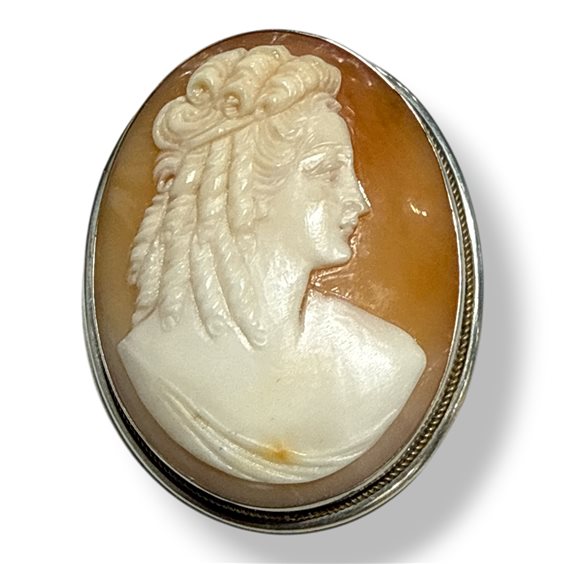 Brosche Mandile 1922 Dame Cammei antichi in Silber Conchiglia 2MSPCM48 - 2MSPCM48